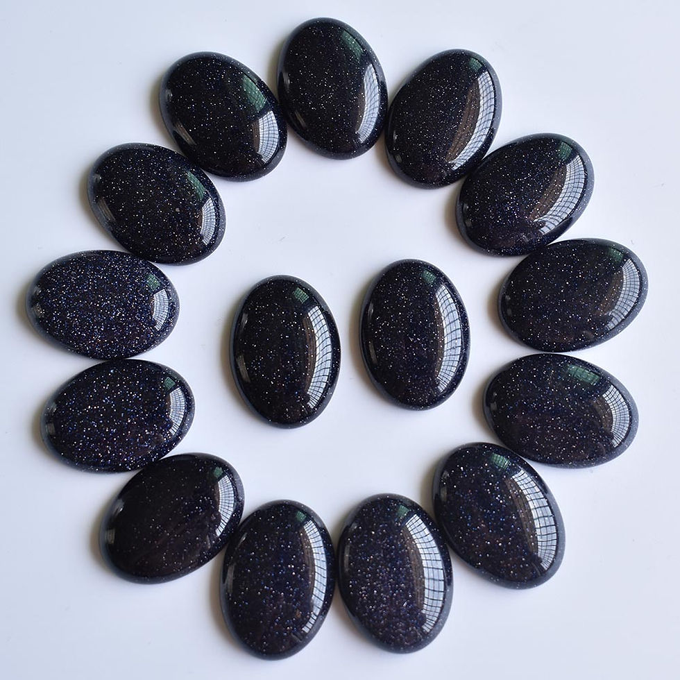 Miniaturbild: Wholesale 30pcs 18x25mm natural gemstones mixed oval CABOCHON bead for jewelry 