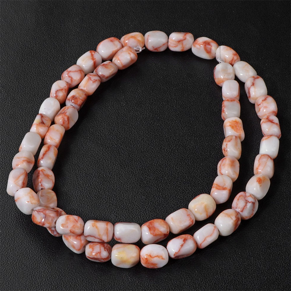 Miniaturbild: 6x4mm Natural Gemstone Beads Tube Rectangle Stone Loose Bead For Jewelry Making