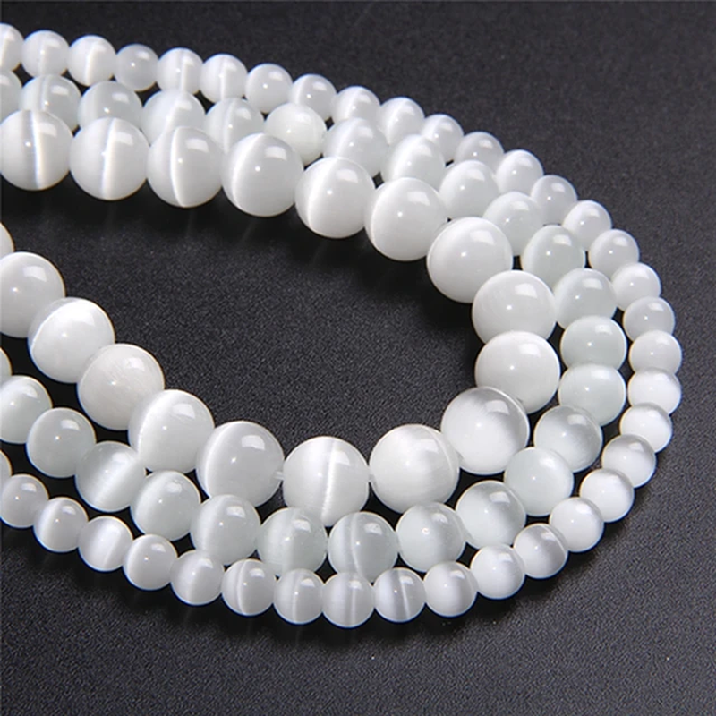 Miniatura: 4 6 8 10MM Natural Gemstone Round Bead Lava Agates Jaspers Loose Beads Bracelet 