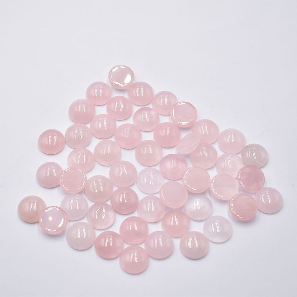 Miniaturbild: mixed round cobochon natural stone beads for jewelry 12mm wholesale 50pcs/lot 