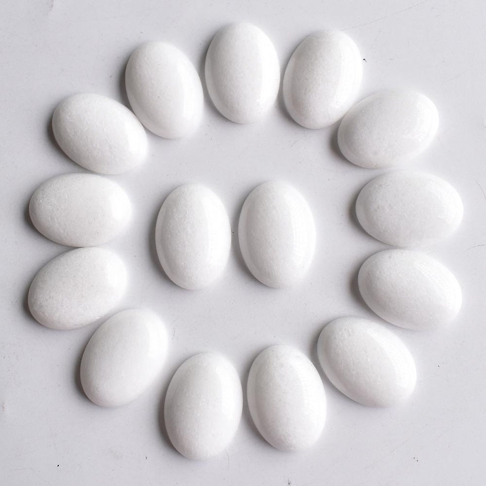 Miniaturbild: Wholesale 30pcs 18x25mm natural gemstones mixed oval CABOCHON bead for jewelry 
