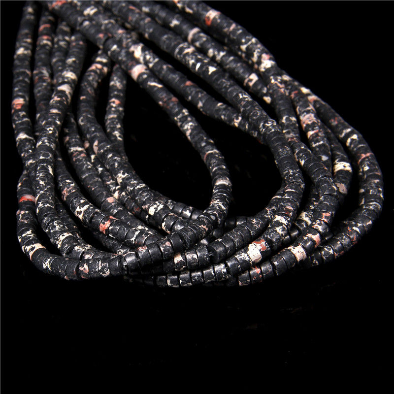 Miniaturbild: 4x2mm Imperial Jasper Agate Heishi Beads for DIY Jewelry & Accessories