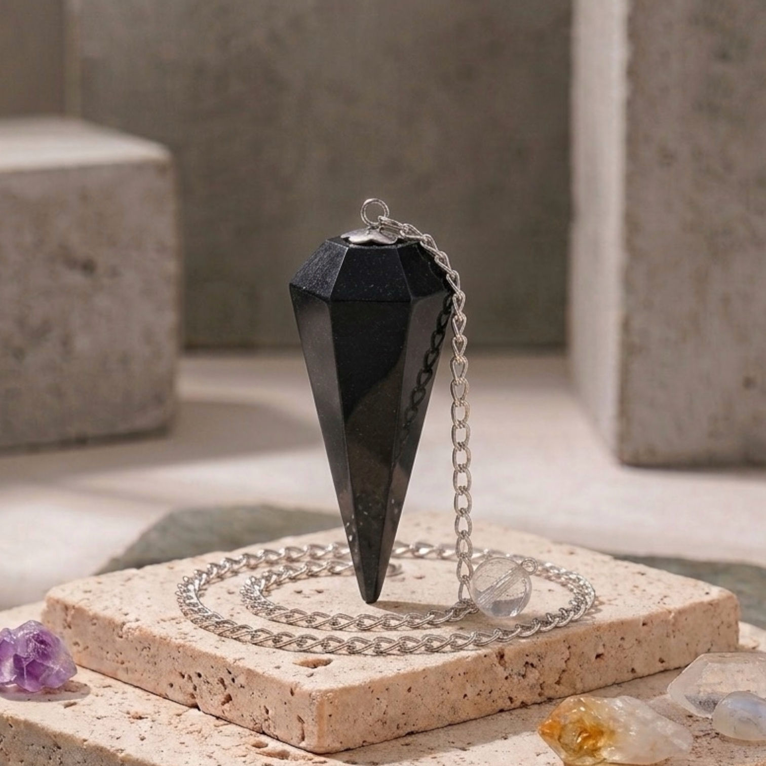Natural Blue Aventurine Pendulum | Serenity Healing Crystal | Dowsing Tool