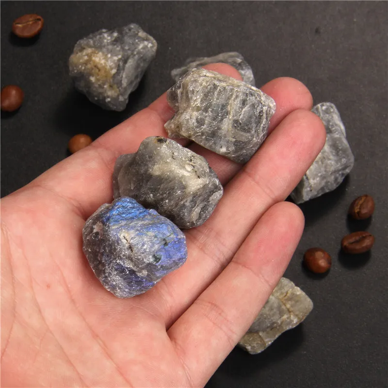 Miniaturbild: 1/2/3PCS Natural Labradorite Ore Crystal Repair Rock Mineral Labradorite Rough