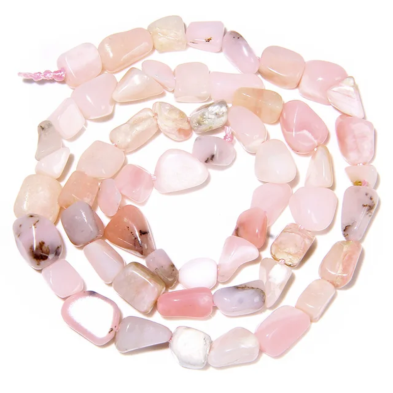 Thumbnail: 6-8MM Natural Irregular Gravel Stone Bead Agate Amethyst Fluorite Bead Jewelry  