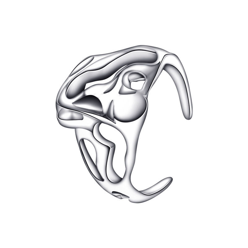 Miniaturbild: 925 Sterling Silver High end Design Sense Fashion Versatile Irregular Women Ring