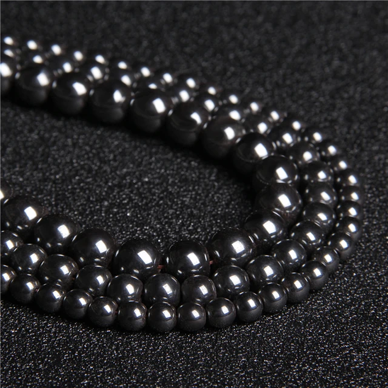 Miniatura: 4 6 8 10MM Natural Gemstone Round Bead Lava Agates Jaspers Loose Beads Bracelet 