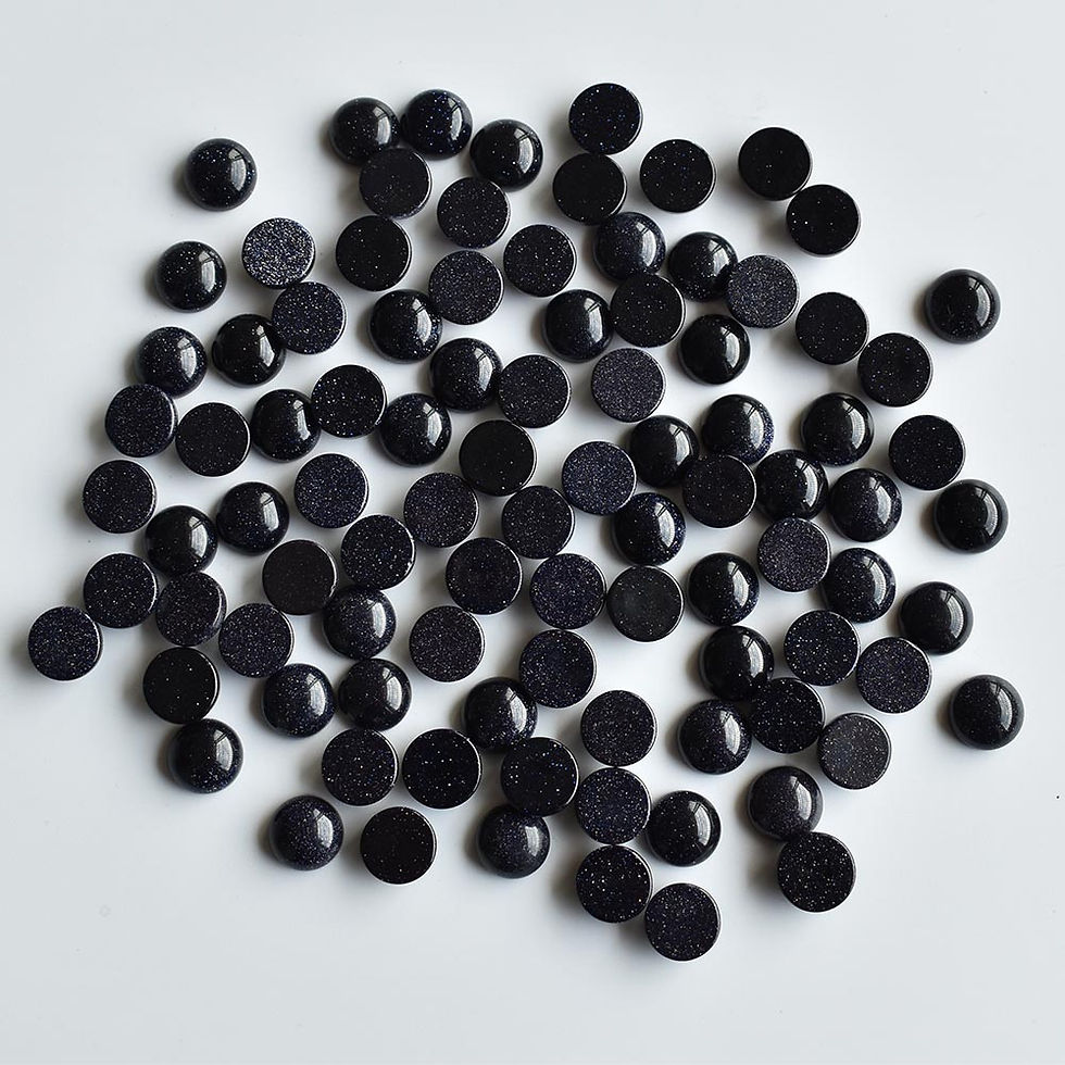 Miniaturbild: Natural stone mixed round cabochon beads for DIY 10mm wholesale 50pcs/lot 