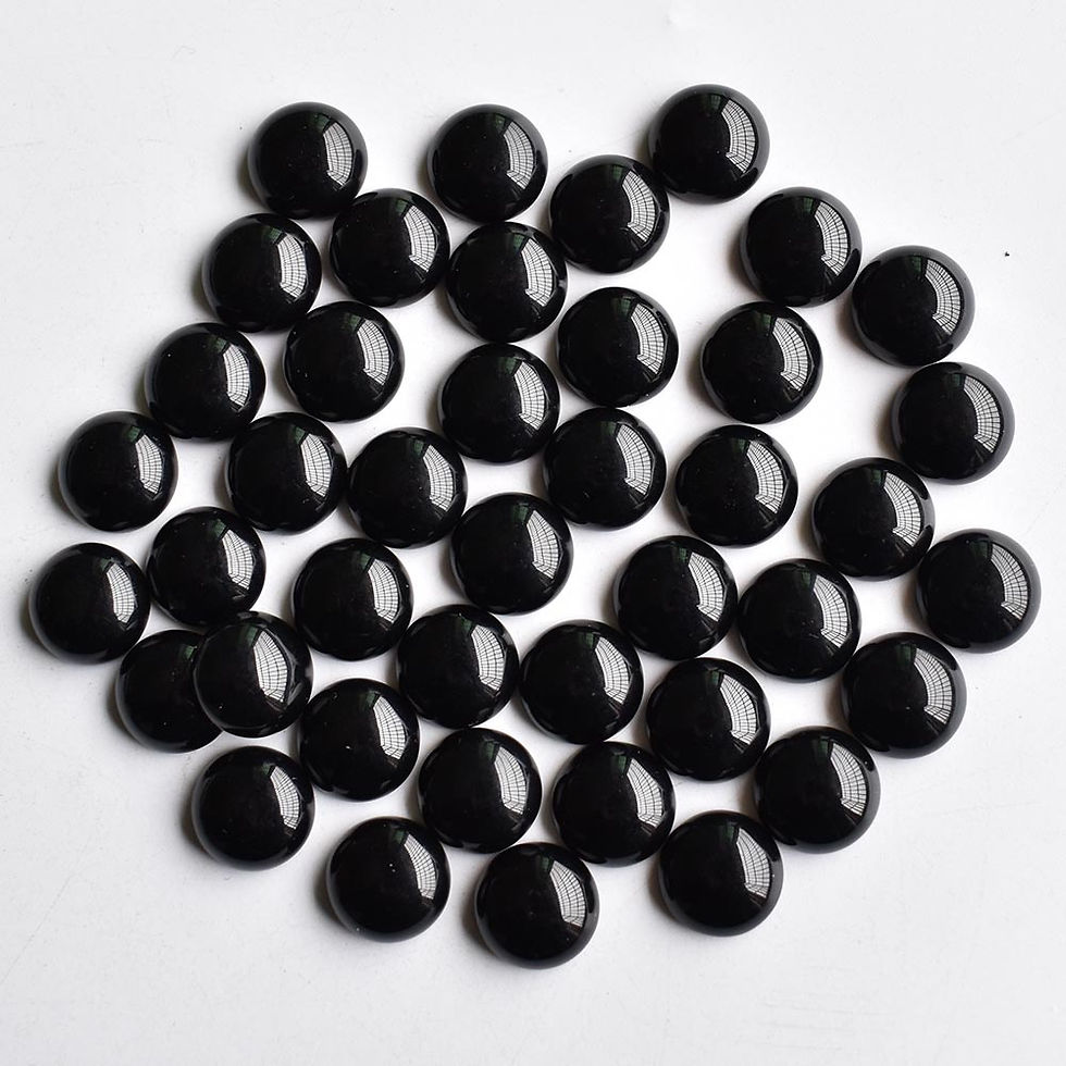 Miniaturbild: mixed round cobochon natural stone beads for jewelry 12mm wholesale 50pcs/lot 