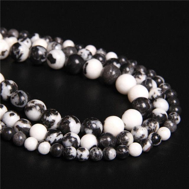 Miniaturbild: Wholesale Natural Gemstone Round Bead Howlite Turquoises Quartz Stone Beads 