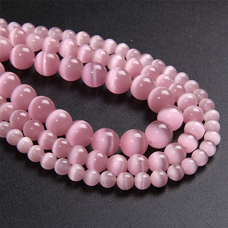 Miniaturbild: Multicolors Cat Eye Glass Beads Opal Loose Bead For Jewelry Making & Bracelet