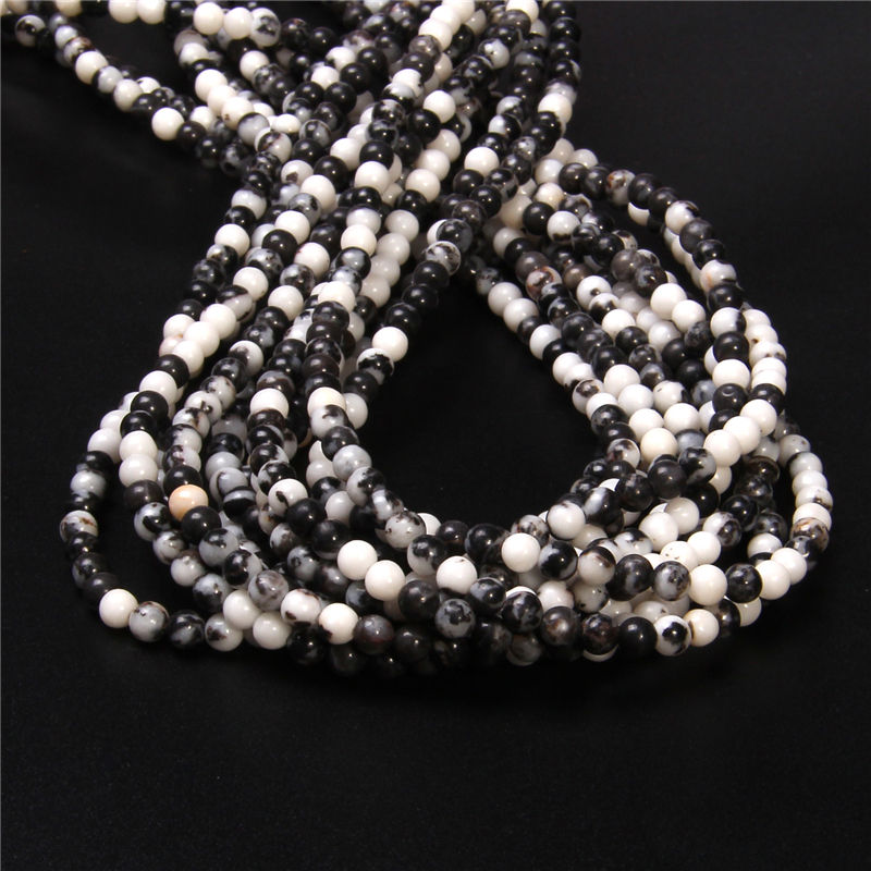 Miniaturbild: 4mm Natural Gemstone Beads Round Loose Beads For Jewelry Making Bracelet 15.5''