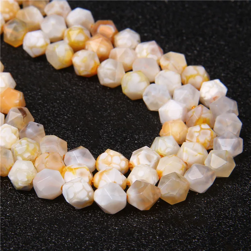 Thumbnail: Natural Aquamarine Faceted Gemstone Bead 8MM Apatite Amethyst Loose Beads Charm 