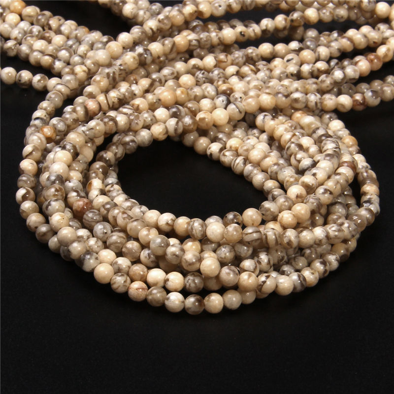 Miniaturbild: 4mm Natural Gemstone Beads Round Loose Beads For Jewelry Making Bracelet 15.5''