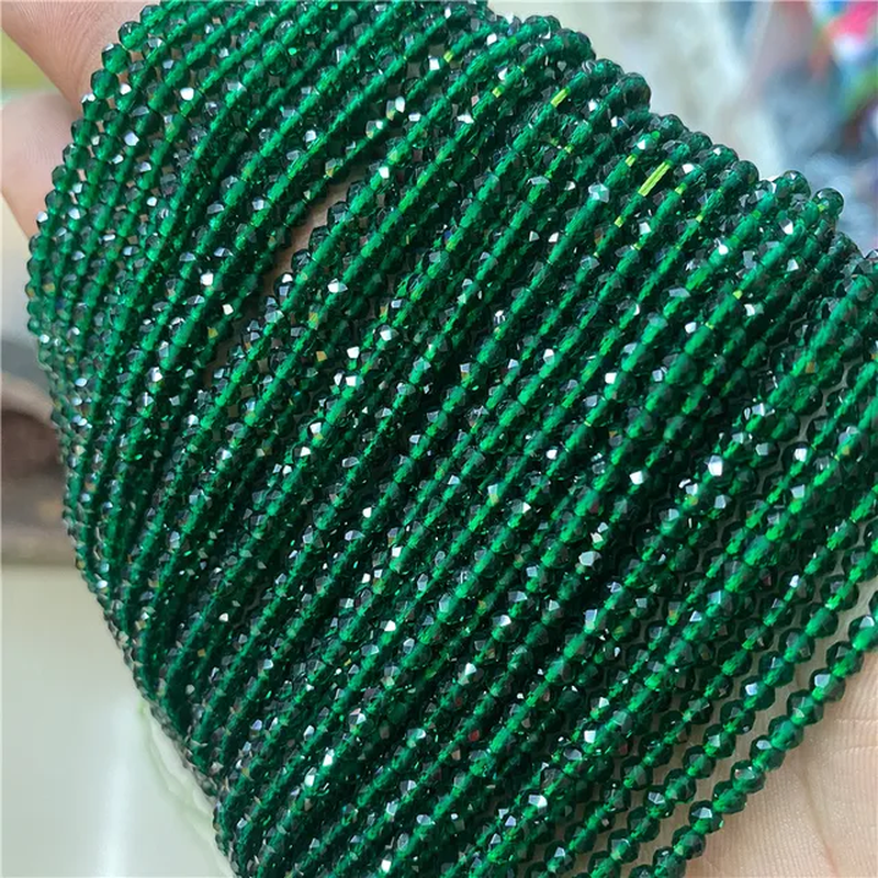 Miniaturbild: 2/3Mm Natural Stone Beads Blue Crystal Turquoise Aquamarines Beads 38CM