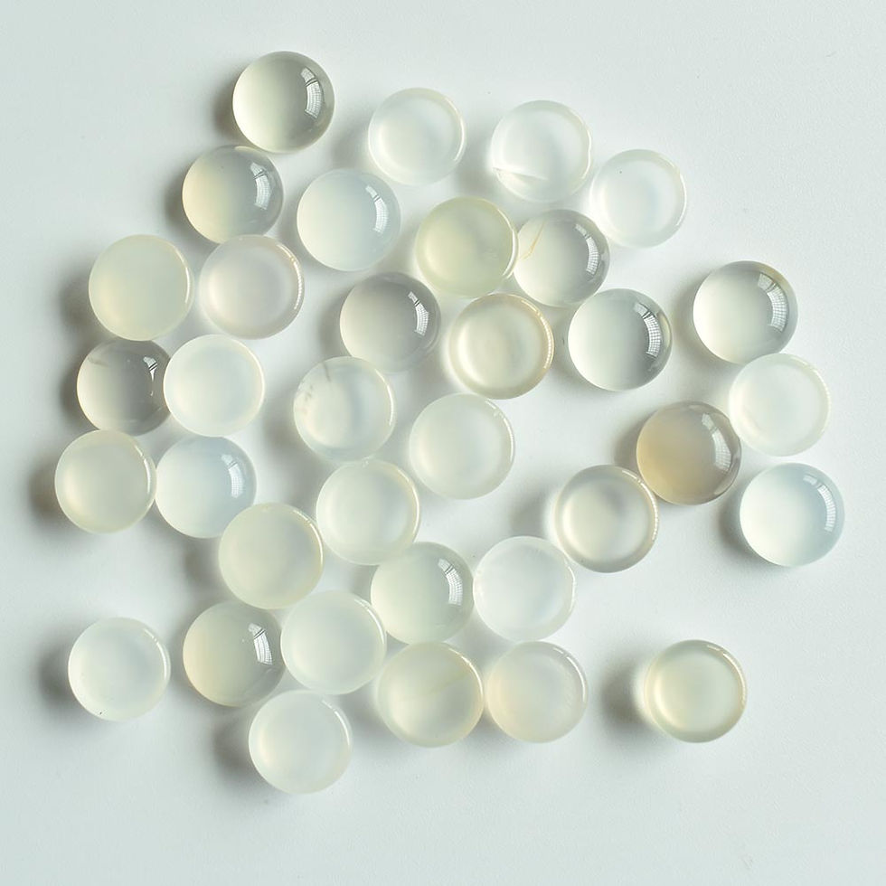 Miniaturbild: Natural stone mixed round cabochon beads for DIY 10mm wholesale 50pcs/lot 