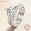 Miniatura: Rings for Women Anillos Silver 925 Original Jewelry Gold Solitaire Princess Enga
