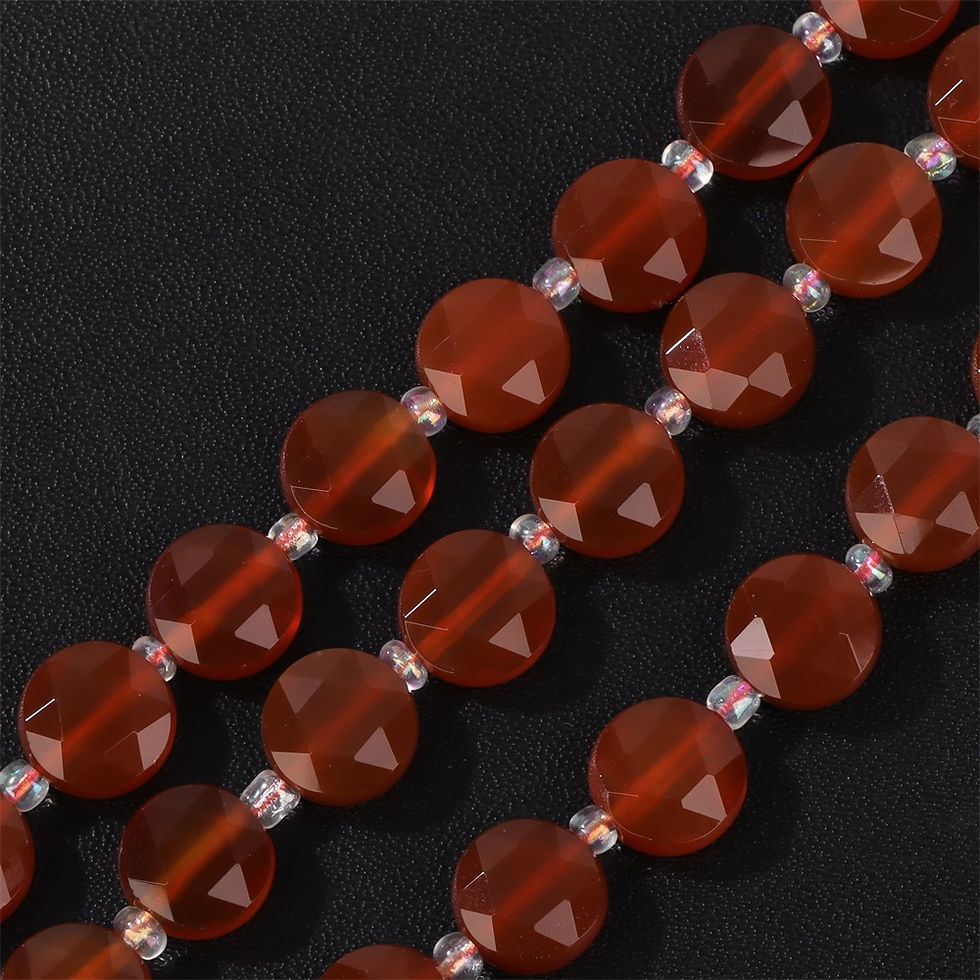 Miniaturbild: 10mm Natural Faceted Flat Round Stone Beads – Lapis Lazuli, Fluorite for DIY