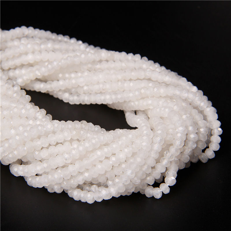 Miniaturbild: 3x4mm Quartz Rondel Beads Faceted Agate Amazonite Sadalite Jade Bead For Jewelry