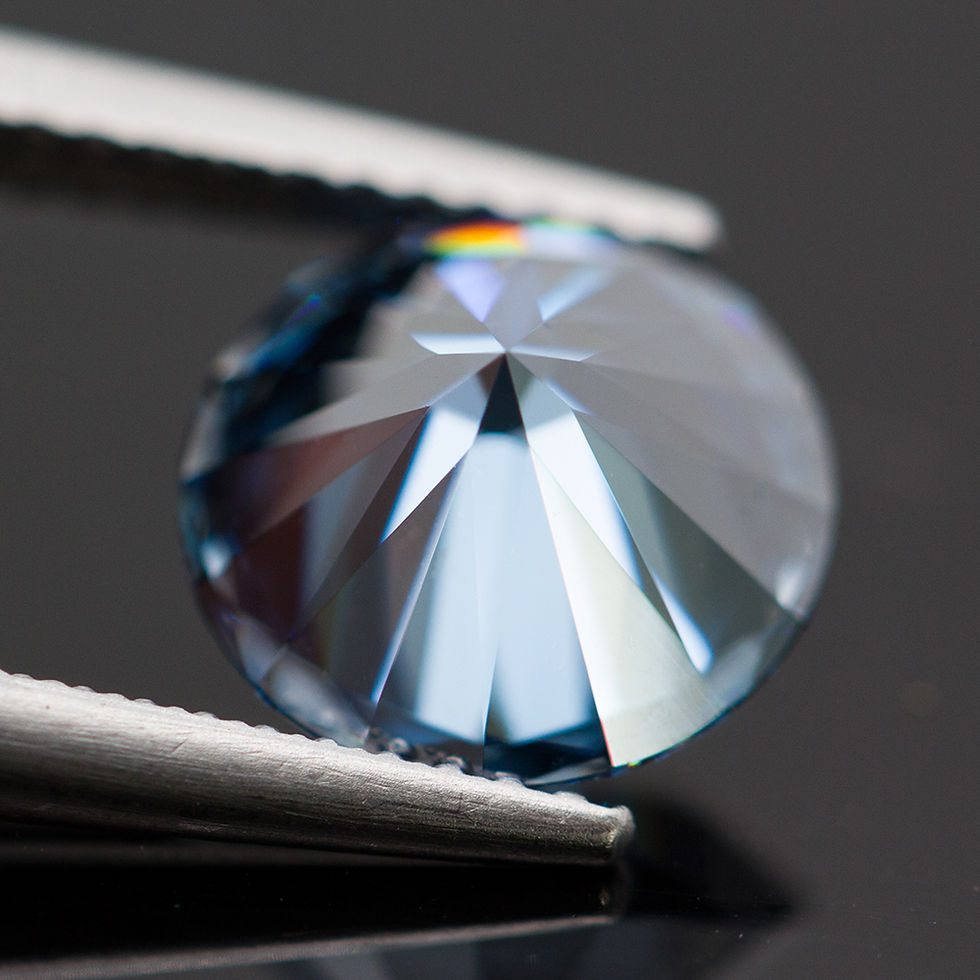 Miniaturbild: Never Fade Royal Blue Moissanite Lab Diamonds 0.5-5.0ct VVS1 Moissanite Loose