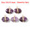 Miniature : Wholesale Amethyst Hexagon Sun Charms – Reiki Pendants for DIY Jewelry