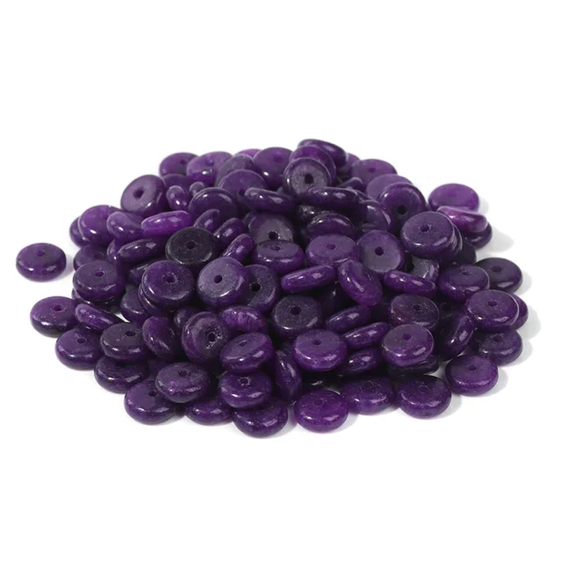 Miniaturbild: 2*6MM Natural Gemstone Beads Agates Tiger Eye Jades Heishi Flat Clips Loose Bead