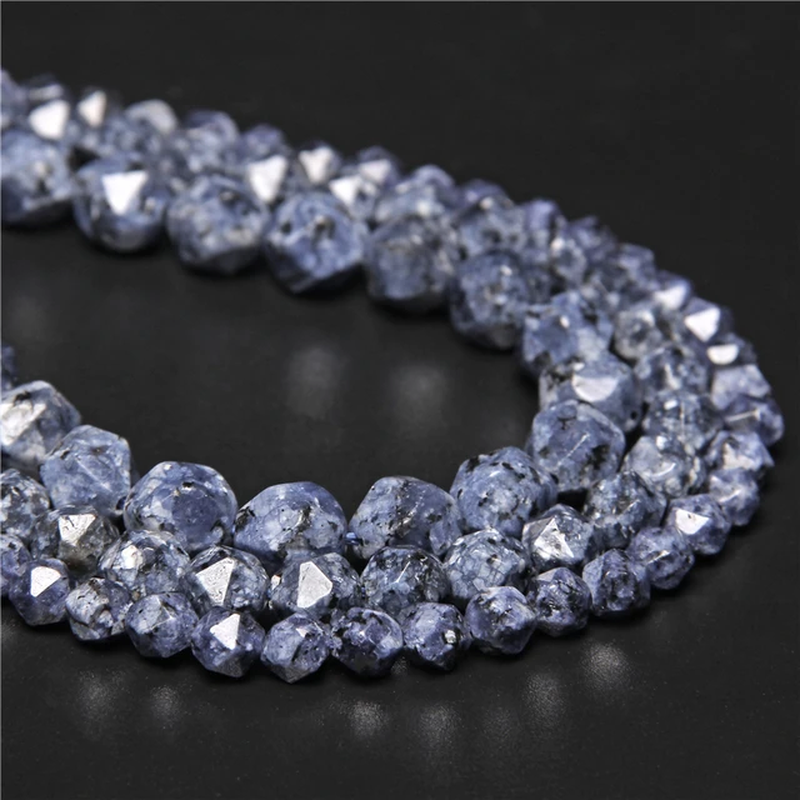Thumbnail: Natural Aquamarine Faceted Gemstone Bead 8MM Apatite Amethyst Loose Beads Charm 