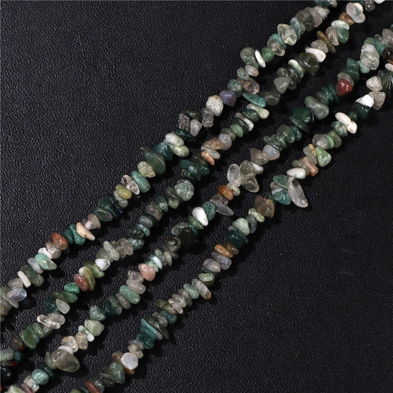 الصورة المصغرة: 3-5Mm Mixed Natural Irregular Chip Gemstone Beads Citrine Agate Gravel Bead 