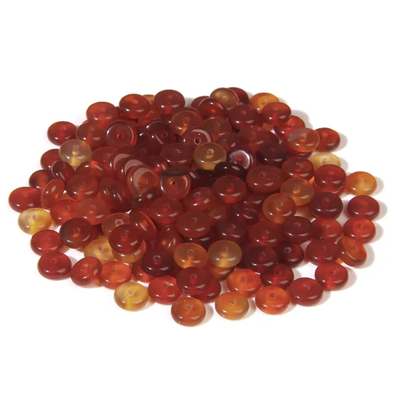 Miniaturbild: 2*6MM Natural Gemstone Beads Agates Tiger Eye Jades Heishi Flat Clips Loose Bead