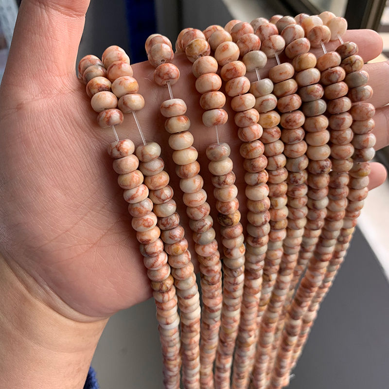 Miniaturbild: Natural Crystal Rondelle Beads Loose Spacer Beads DIY Strands 15.5" 4*6mm/5*8mm