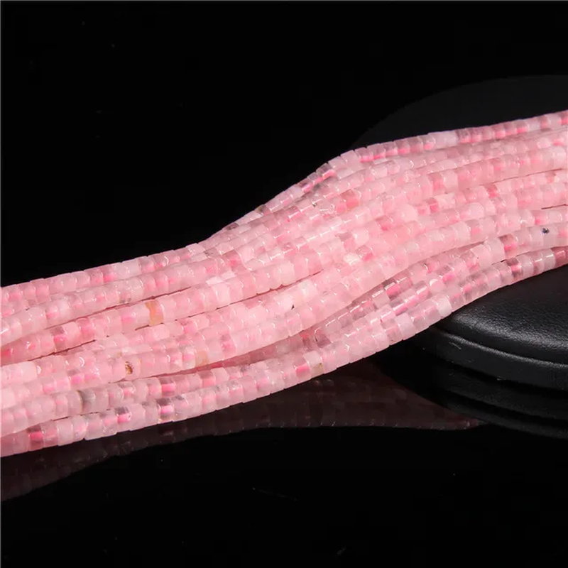 Miniaturbild: 4X2Mm Natural Stone Spacer Bead Multicolor FlatDisc Round Quartz Jade Loose Bead