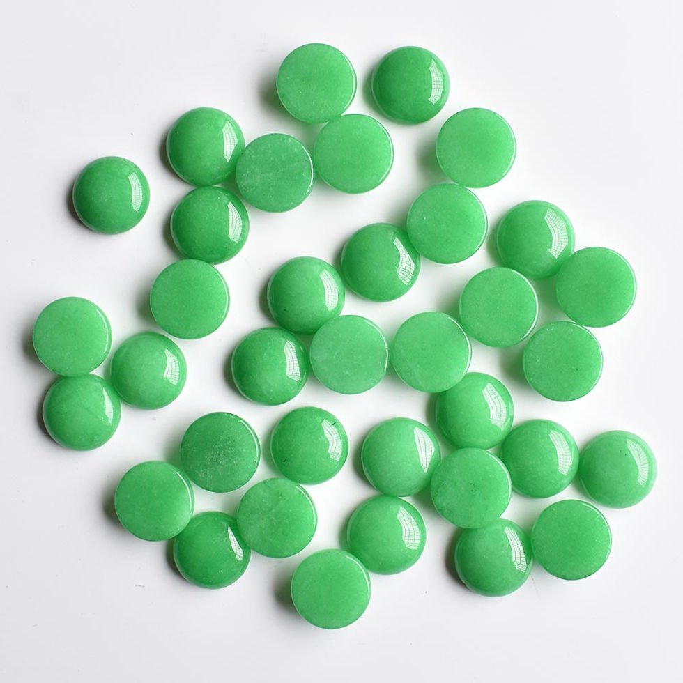 Miniaturbild: Wholesale 50pcs/lot natural mix round cabochon stone beads 16mm for jewelry 