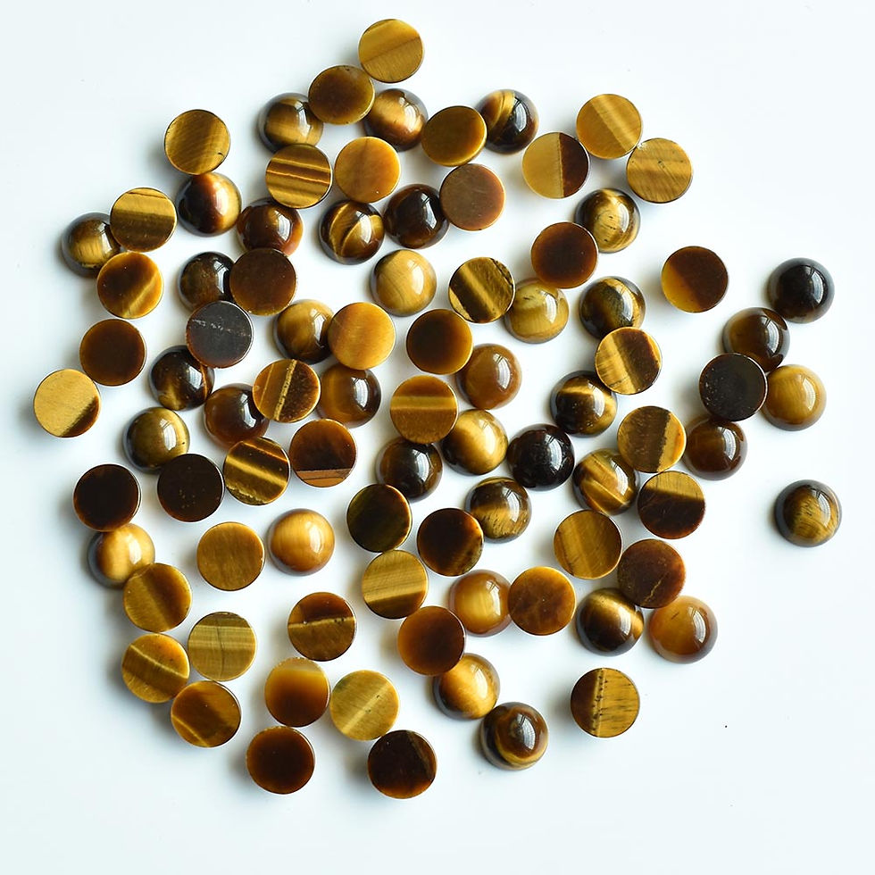 Miniaturbild: Natural stone mixed round cabochon beads for DIY 10mm wholesale 50pcs/lot 