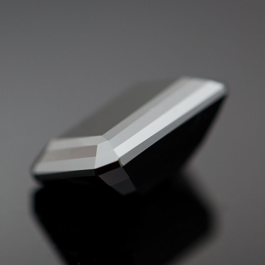 Miniaturbild: Never Fade Black Emerald Cut Moissanite Stone 1.0-5.0ct Pass Diamond Test GRA