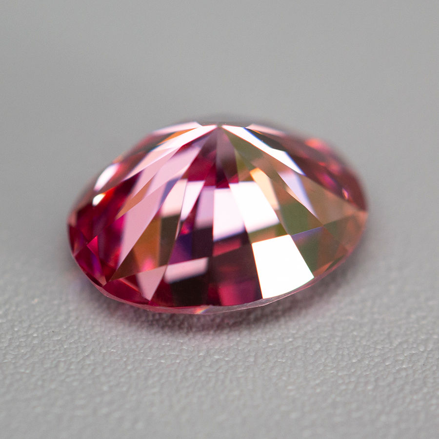 Miniaturbild: Pink Color Moissanite Stones Oval Cut 0.5-5.0ct VVS1 Moissanite Lab Diamonds