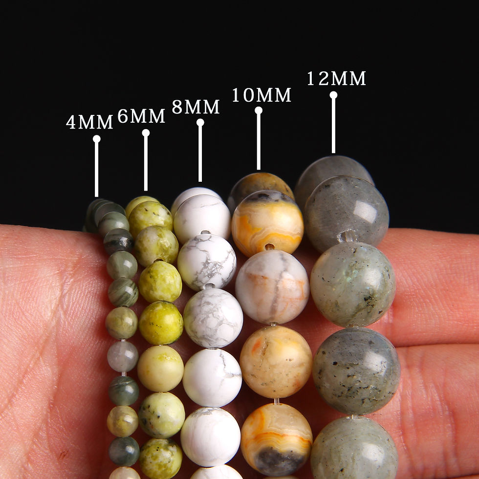 Miniaturbild: Wholesale Natural Gemstone Round Bead Howlite Turquoises Quartz Stone Beads 