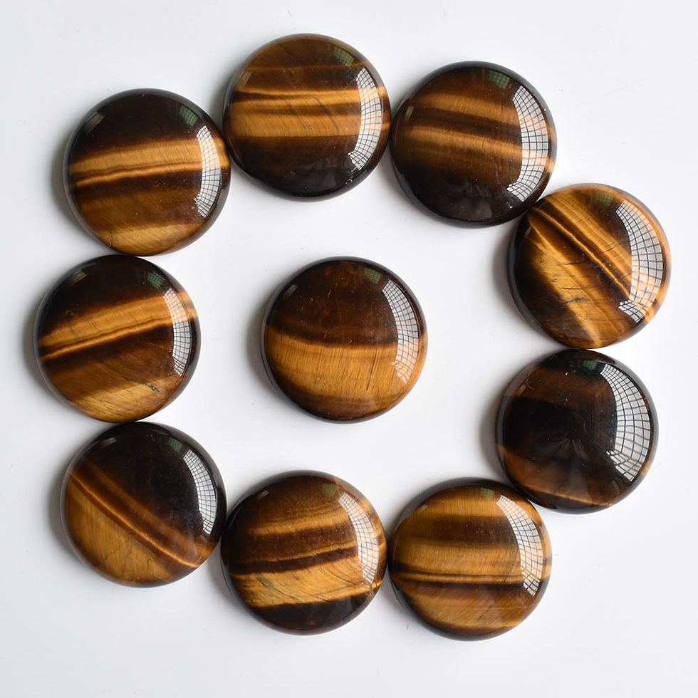 Miniaturbild: Wholesale 10pcs/lot hight quality natural stone mixed round cabochon bead 30mm 