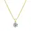 Thumbnail: 1 2 Carat Real Moissanite Pendant Necklace For Women 6 Prong 100% 925 Sterling S