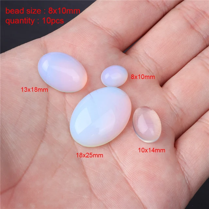 Miniaturbild: Natural Opal Beads round Square Chips Opalite Stone Bead Fit DIY Women Bracelets
