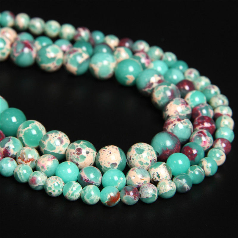 Miniaturbild: Wholesale Natural Gemstone Round Bead Howlite Turquoises Quartz Stone Beads 