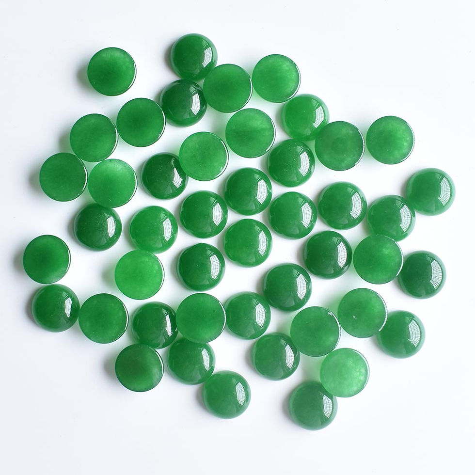 Miniaturbild: mixed round cobochon natural stone beads for jewelry 12mm wholesale 50pcs/lot 