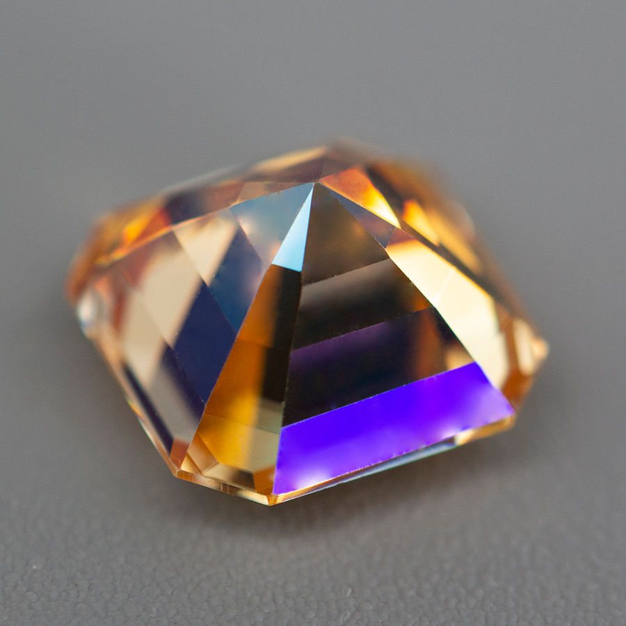 Miniaturbild: Champagne Color Moissanite Loose Stone Asscher Cut Lab Diamonds VVS1 1.0--5.0ct 