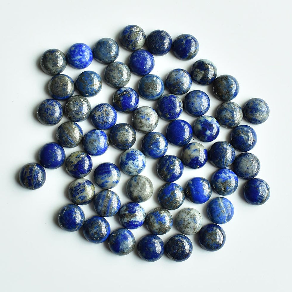 Miniaturbild: Natural stone mixed round cabochon beads for DIY 10mm wholesale 50pcs/lot 
