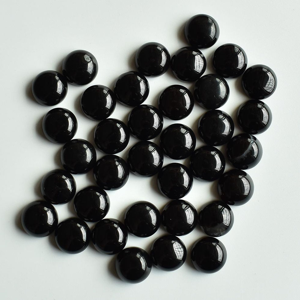 Miniaturbild: Natural stone mixed round cabochon beads for DIY 10mm wholesale 50pcs/lot 