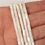Miniaturbild: 3x7mm Natural Mother of Pearl Shell Beads Small Shell Spacer Beads Pearl 15"