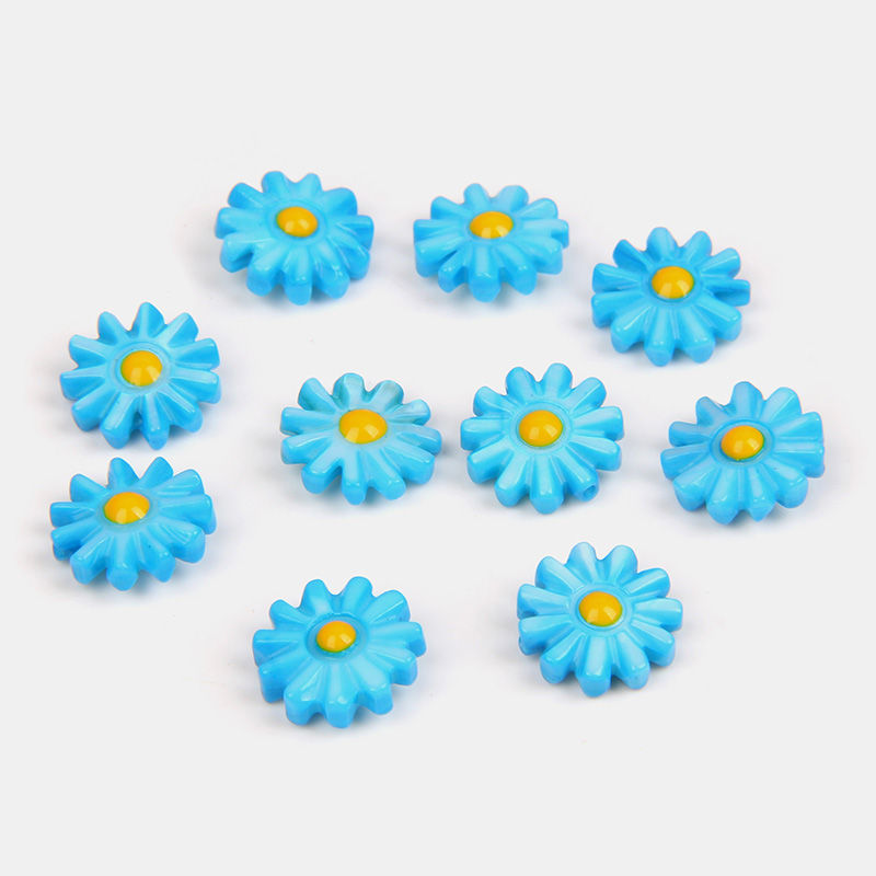 Miniaturbild: Bohemia Jewelry Natural Pearl Shell Sunflower Bead Daisy Mother of Pearl Earring