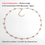 Miniatura: Sparkling Bubble 3mm 2cttw D Color Full Moissanite Tennis Necklace for Women S92