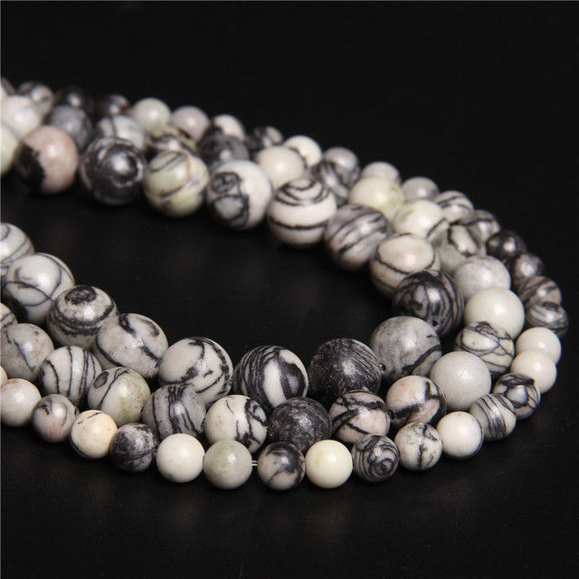 Miniaturbild: Wholesale Natural Gemstone Round Bead Howlite Turquoises Quartz Stone Beads 