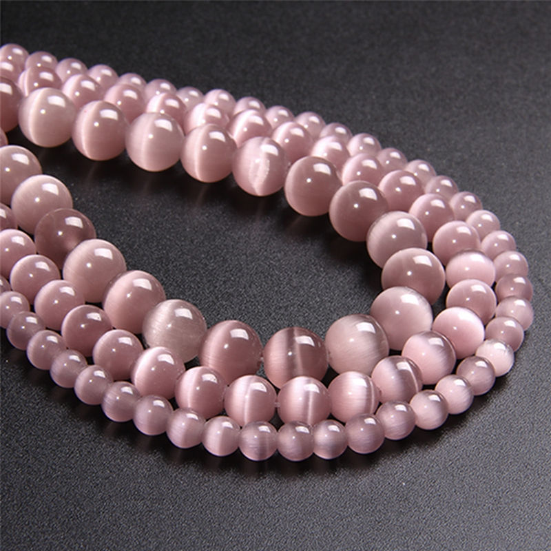Miniaturbild: Multicolors Cat Eye Glass Beads Opal Loose Bead For Jewelry Making & Bracelet