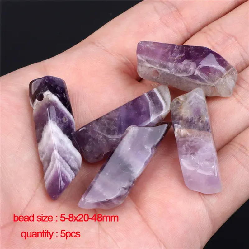 Miniaturbild: Natural Amethyst Stone Bead Purple Quartz Crystal Healing Loose Beads Jewelry  